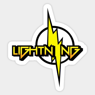 Lightning Sticker